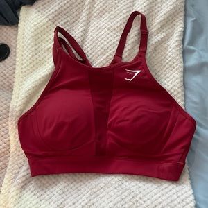 MESH NECKLINE TRAINING SPORTS BRA